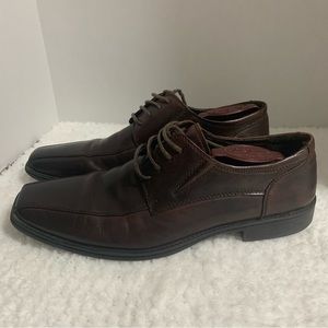 Enzo Feldini Men's Loafer Shoes‎ Mens Size 9 M Brown Leather Bicycle Toe